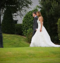 bride-and-groom-on-lawn-