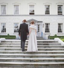 bride-and-groom-stairs-outside