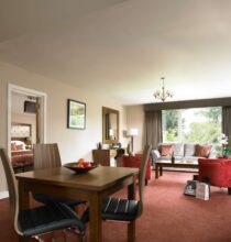 Junior suite bedroom at Dunboyne Castle Hotel & Spa in County Meath.