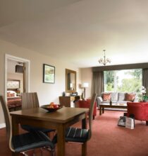 Junior suite bedroom at Dunboyne Castle Hotel &amp; Spa in County Meath.